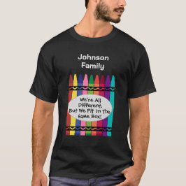 Camiseta Família Somos todos divertidos, mas Ajustado na ca