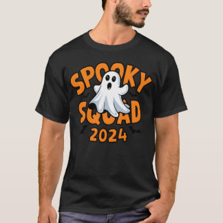 Camiseta família spooky squad halloween 2024