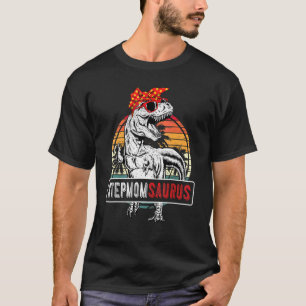 Camiseta Família Stepmomsaurus Rex Dinosaur Stepma Saurus M