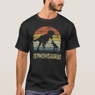 Camiseta Família Stepmomsaurus Rex Dinosaur Stepma Surus