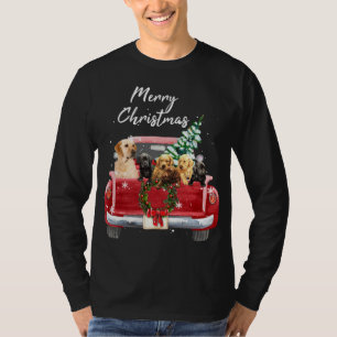 Camiseta Família Truck Christmas Pajama do labrador