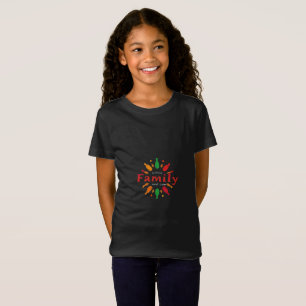 Camiseta Família: Um Círculo de Força e Amor