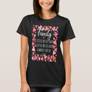 Camiseta Família Um Pouco Maluca Um Pouco Louca Muito Grand