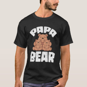 Camiseta Família Urso Urso Pai Papão Urso Urso Pai