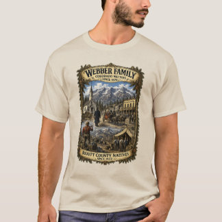 Camiseta Família Webber Nativos do Colorado