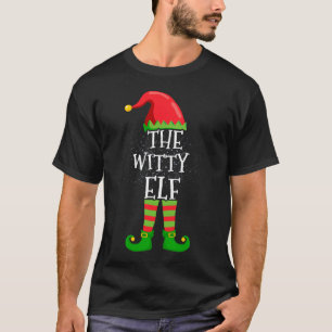 Camiseta Família Witty Elf Correspondendo Grupo de Natal En