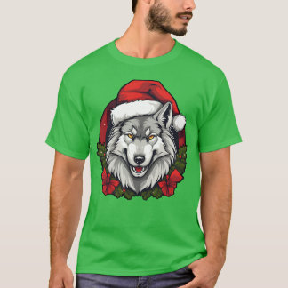 Camiseta Família Wolf Christmas
