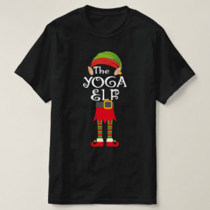 Camiseta família yoga elf correspondente ao natal
