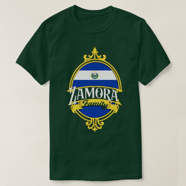 Camiseta Família Zamora El Salvador (Frente do Design)