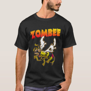 Camiseta Família Zumbi  Fantasia de Halloween de Apicultura