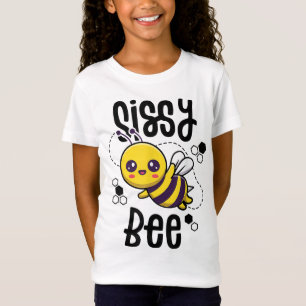 Camiseta Familiar Abelha Irmã Sis Aniversário Primeiro Dia 