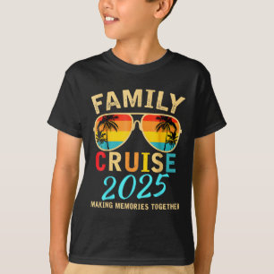 Camiseta Familiar Cruise 2025 Férias de Verão em Matança de