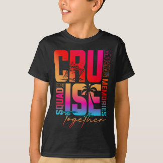 Camiseta Familiar Cruise 2025 Férias Trip Correspondência C