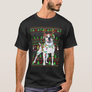 Camiseta Familiar de Reindeer Ugly American Bulldog Chr