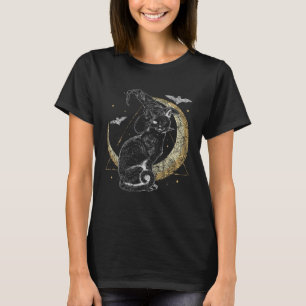 Camiseta Familiar do Dia das Bruxas Negras de Chapéu de Bru