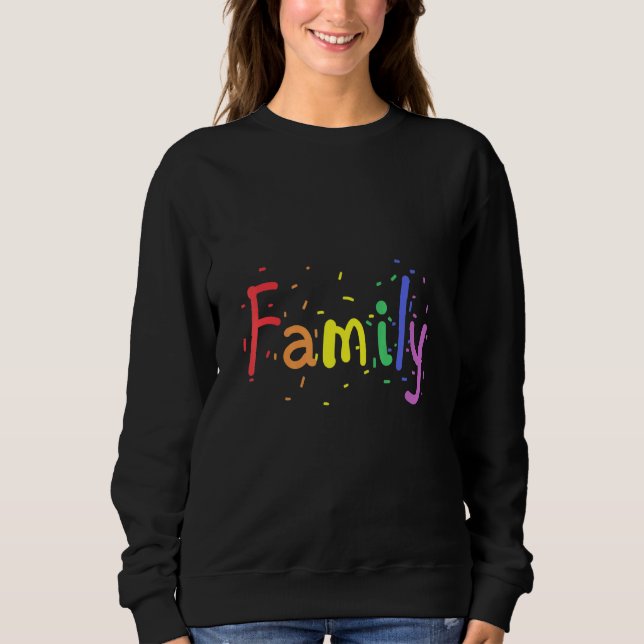 Camiseta Familiar Lgbt Gif Para Homens Mulheres (Frente)