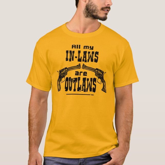 Camiseta Familiares políticos & fora da lei (Frente)