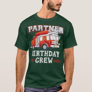 Camiseta Famílias de Bombeiros de Bombeiros de Aniversário