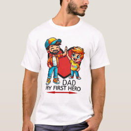 Camiseta Famílias de Pai e Filho do Alto Cinco Bonitos