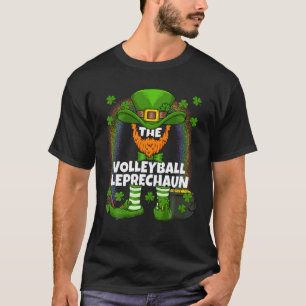 Camiseta Famílias De Voleibol Leprechaun Que Correspondem A