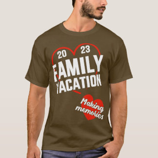 Camiseta Famílias férias 2023 Memórias do fazer coração