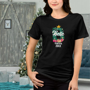 Camiseta Famílias Monogramas Natal B Nome Significado