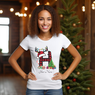 Camiseta Famílias Monogramas Personalizam Com Nome