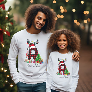 Camiseta Famílias Monogramas Personalizam Com Nome