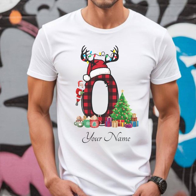 Camiseta Famílias Monogramas Personalizam Com Nome (Criador carregado)