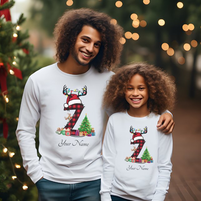 Camiseta Famílias Monogramas Personalizam Com Nome (Criador carregado)