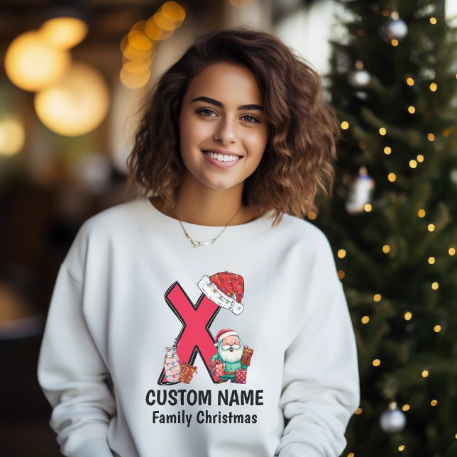 Camiseta Famílias Monogramas Personalizam Com Nome (Criador carregado)