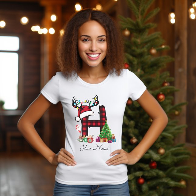 Camiseta Famílias Monogramas Personalizam Com Nome (Criador carregado)