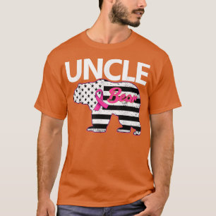 Camiseta Famílias que combinam com o Tio Bear Breast Cancer