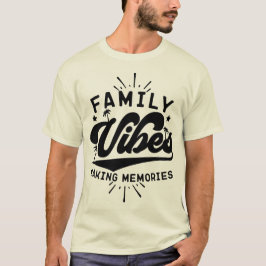 Camiseta Famílias Vibes Memórias do Fazer Férias ao Exterio
