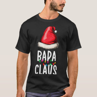 Camiseta Family Bapa Claus Christmas Santa's Pajama Matchin