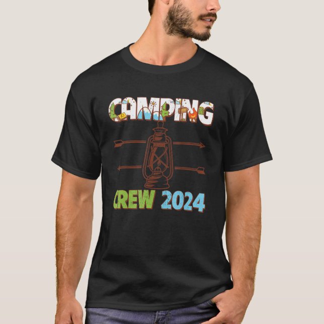 Camiseta Family Camping Trip Matching Family Camper Camping (Frente)