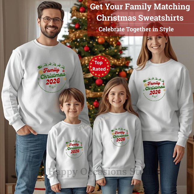 Camiseta Family Christmas (Criador carregado)