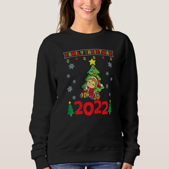 Camiseta Family Christmas 2022 Funny Matching Xmas Lover Pr (Frente)