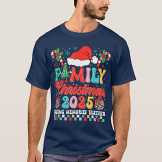 Camiseta Family Christmas 2025 Pajamas Outfit Matching Xmas