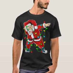 Camiseta Family Christmas  Funny Santa Christmas Lights 