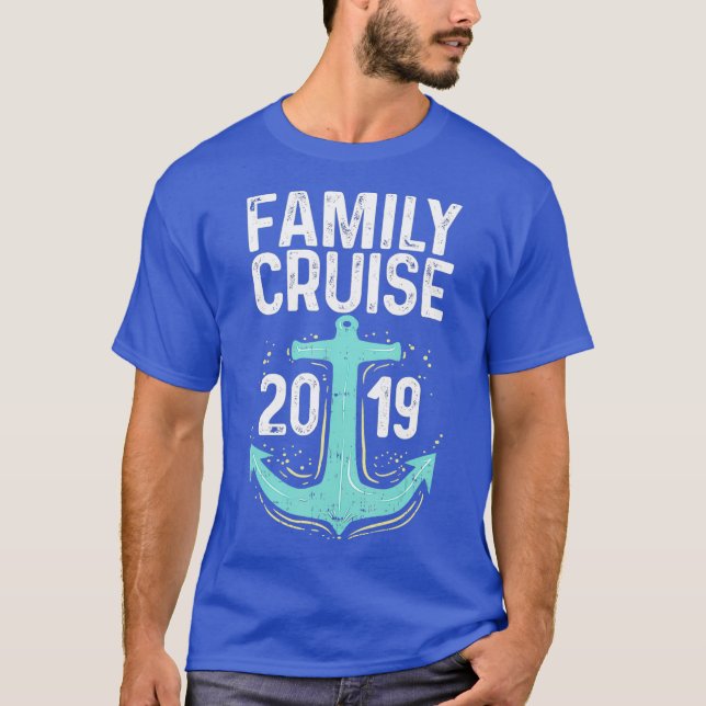 Camiseta Family Cruise 2019 Ocean Liner Vacation Apparel (Frente)