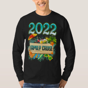 Camiseta Family Cruise 2022 Matching Party Beach Men Women