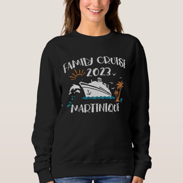 Camiseta Family Cruise 2023 Martinique Cruising Together Sq (Frente)