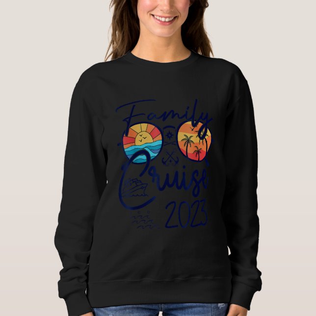 Camiseta Family Cruise 2023 Travel Trip Holiday Family Matc (Frente)