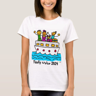 Camiseta Family Cruise 2024 - Young Woman's Adventure T