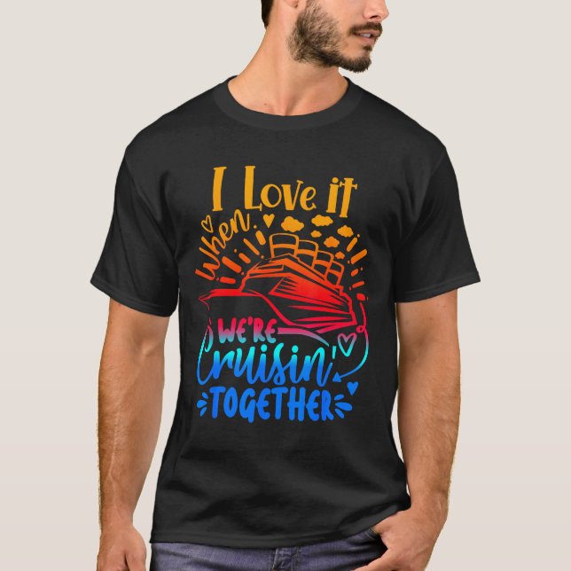 Camiseta Family Cruise 2026 I Love It When We're Cruisin' T (Frente)