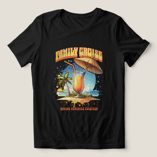 Camiseta Family Cruise 2026 Making Memories Together (Design frontal)