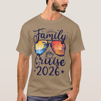 Camiseta Family Cruise 2026 Summer Vacation Matching Family