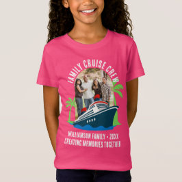 Camiseta FAMILY CRUISE CREW Photo Holiday Travel