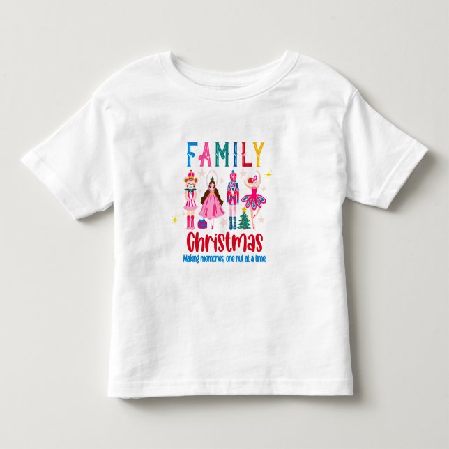 Camiseta Family Group Funny Christmas , Nutcracker Ballet (Frente)